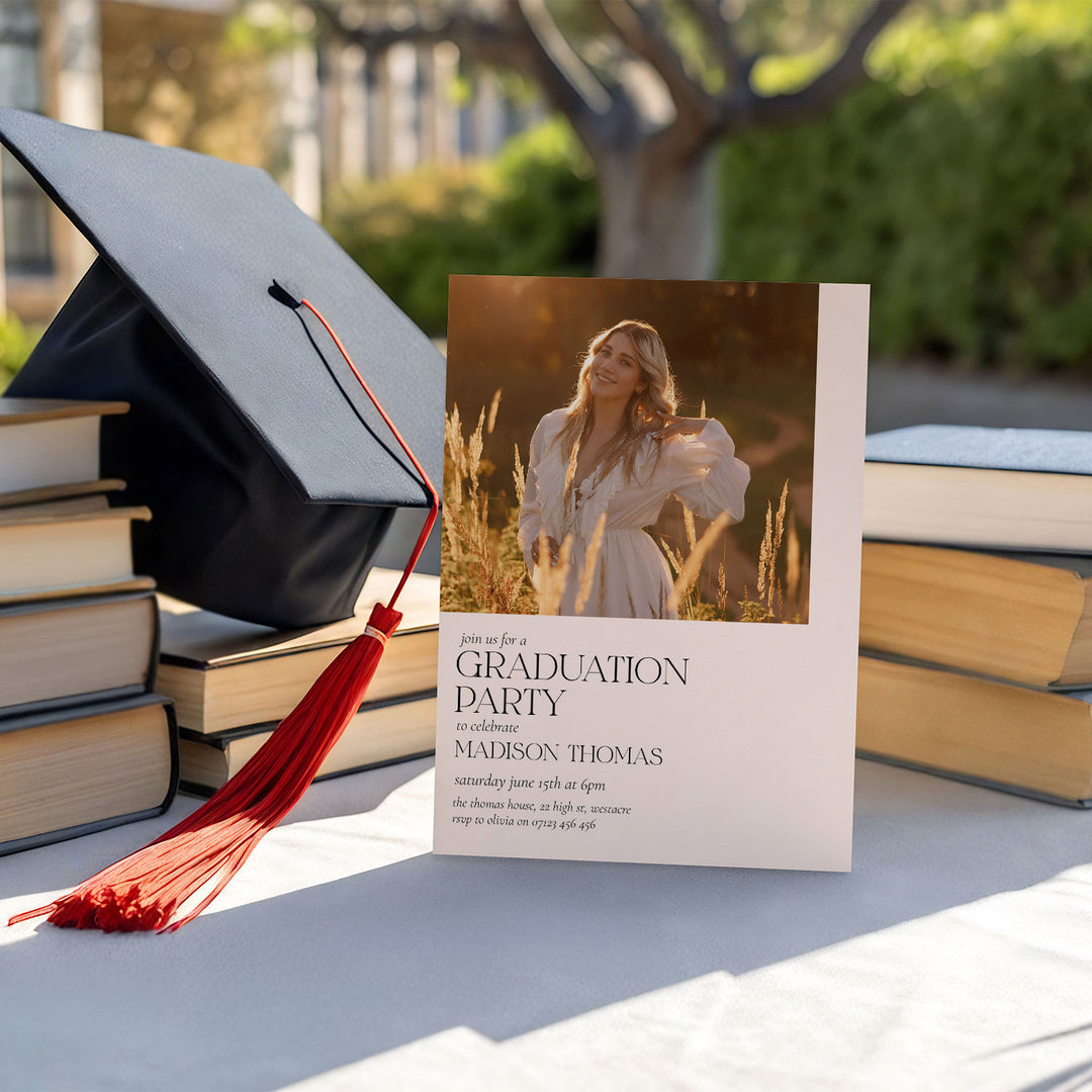 Boho Graduation Invitation Bundle