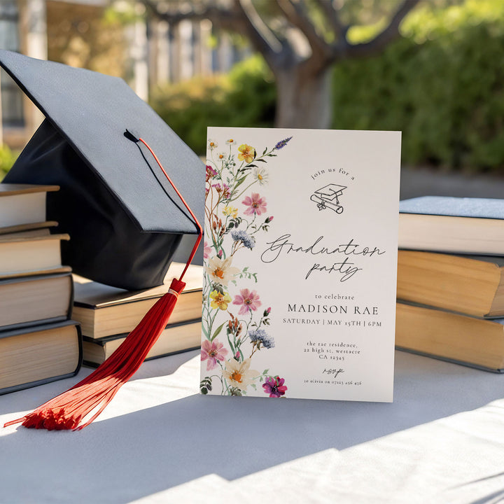 Wildflower Graduation Announcement