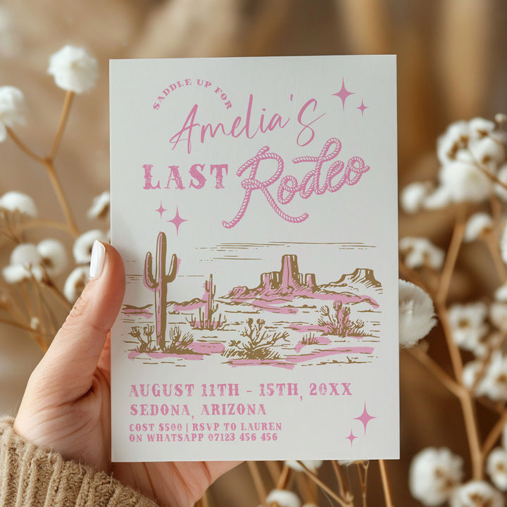 Her Last Rodeo Invitation