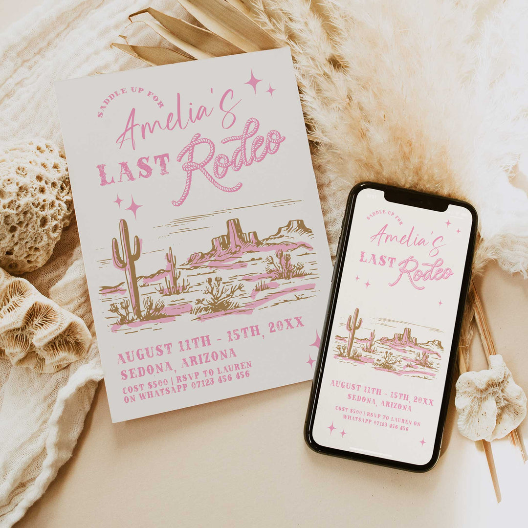 Her Last Rodeo Invitation