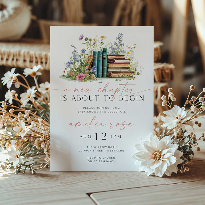 A New Chapter Begins Invitation