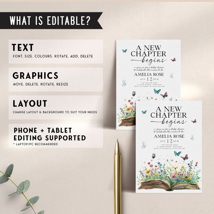 A New Chapter Begins Invitation