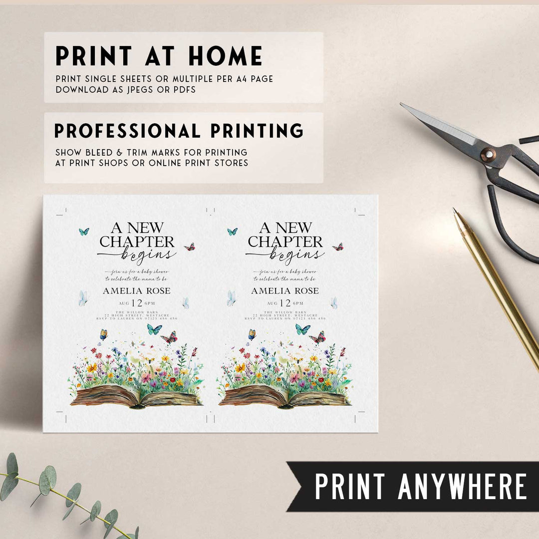 A New Chapter Begins Invitation