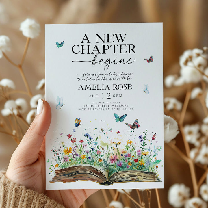 A New Chapter Begins Invitation
