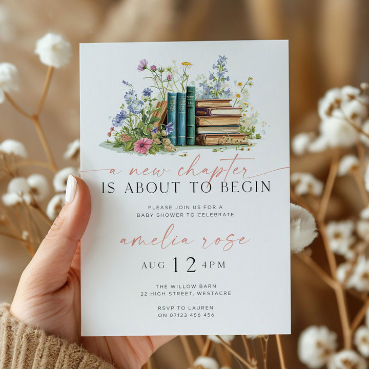 A New Chapter Begins Invitation