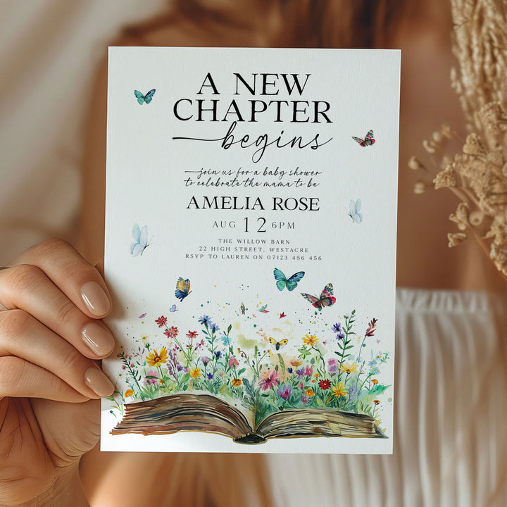 A New Chapter Begins Invitation