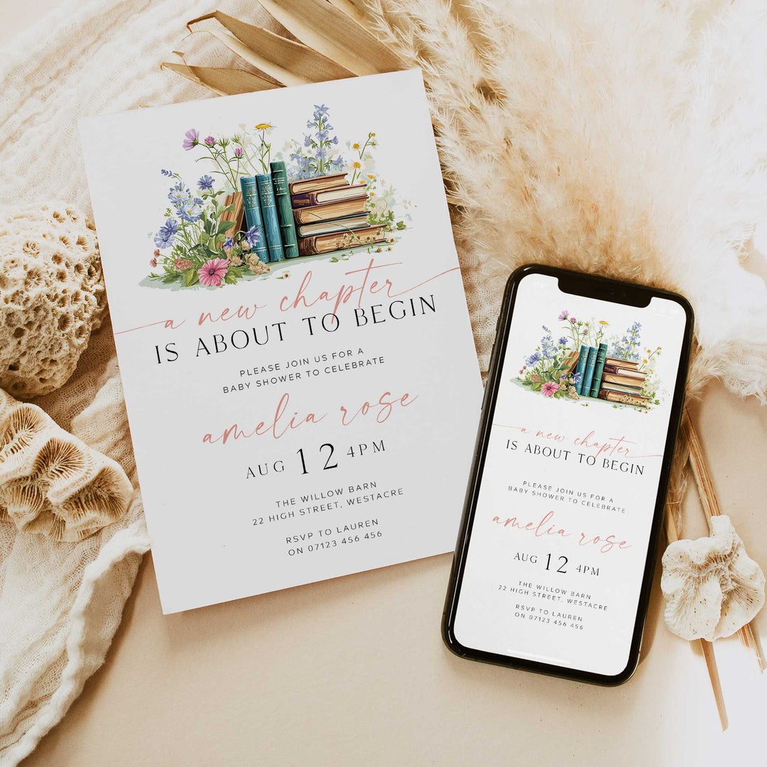 A New Chapter Begins Invitation