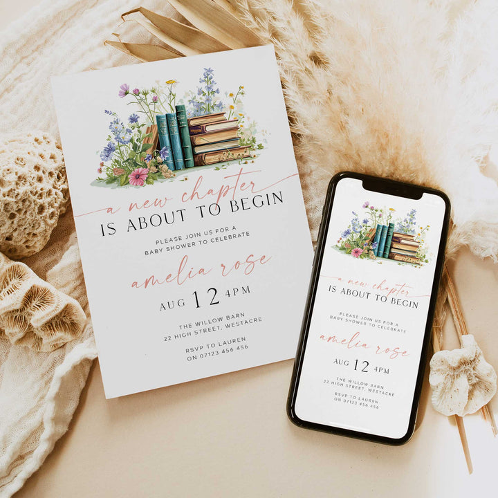 A New Chapter Begins Invitation