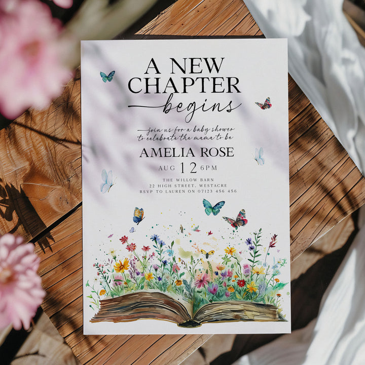 A New Chapter Begins Invitation