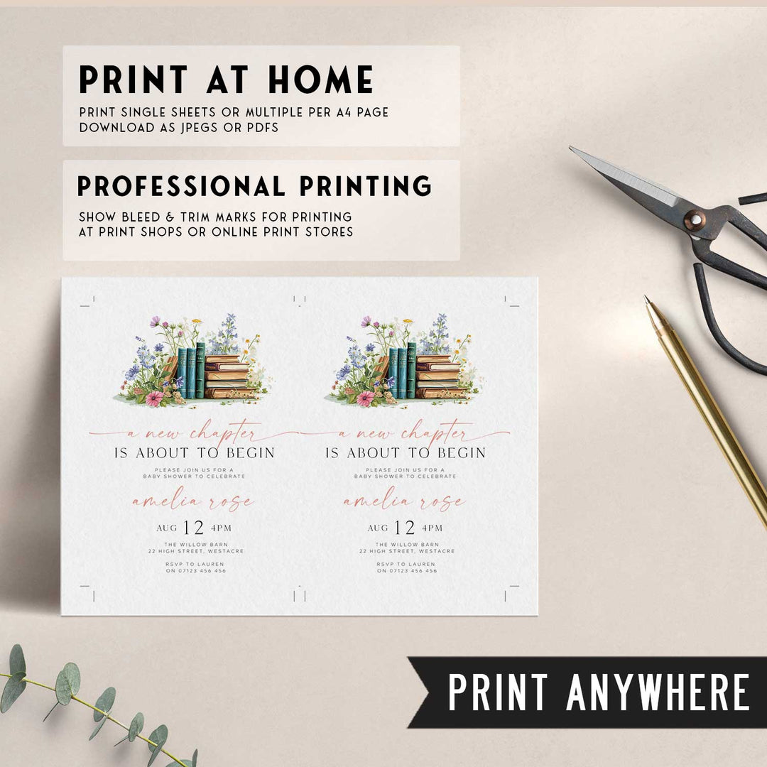 A New Chapter Begins Invitation