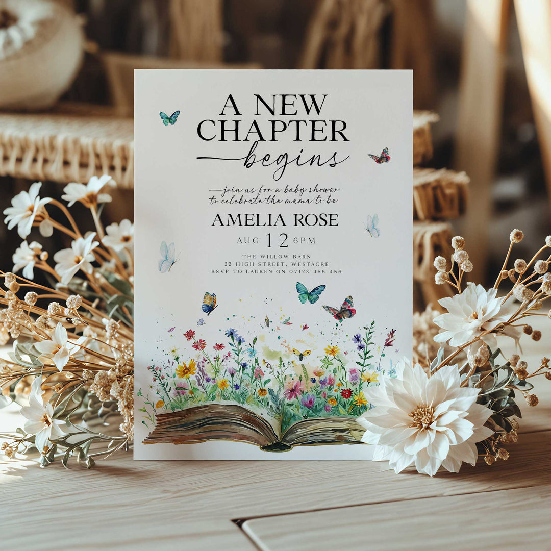 A New Chapter Begins Invitation