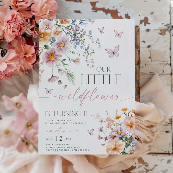 Little Wildflower Invitation