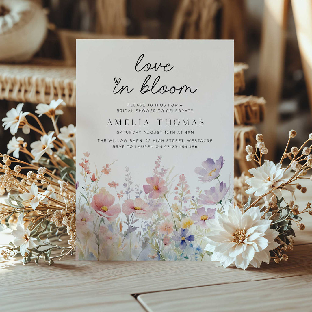 Love In Bloom Shower Meadow Invitation