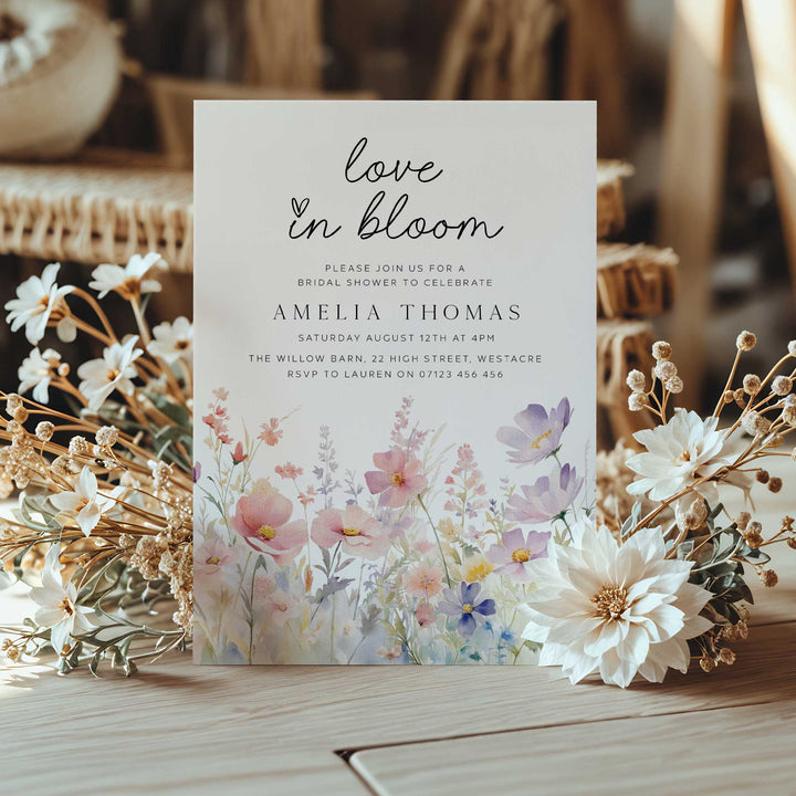 Love In Bloom Shower Meadow Invitation