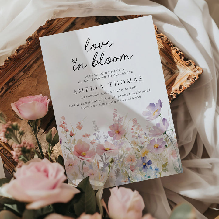 Love In Bloom Shower Meadow Invitation
