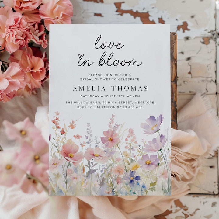 Love In Bloom Shower Meadow Invitation