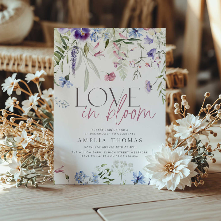 Love In Bloom Shower Invitation