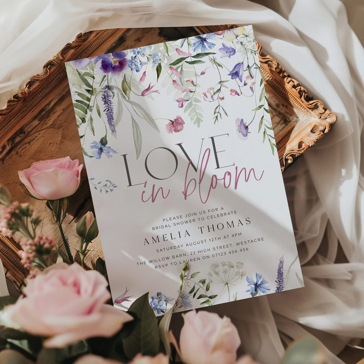 Love In Bloom Shower Invitation
