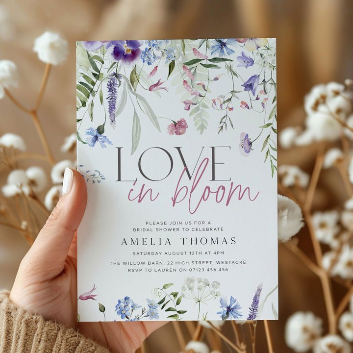 Love In Bloom Shower Invitation