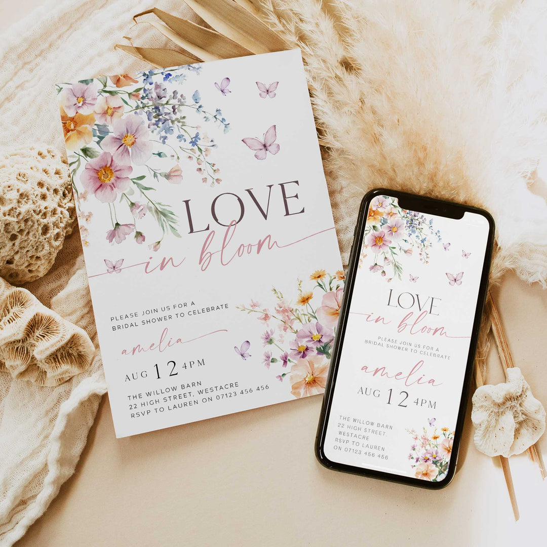 Love In Bloom Invitation