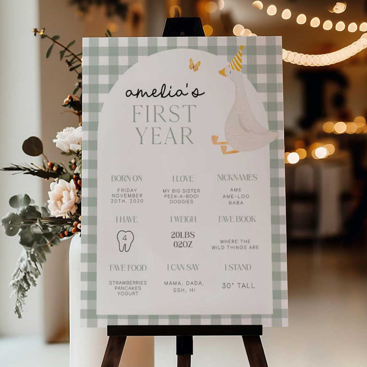 One Silly Goose Green First Year Stats