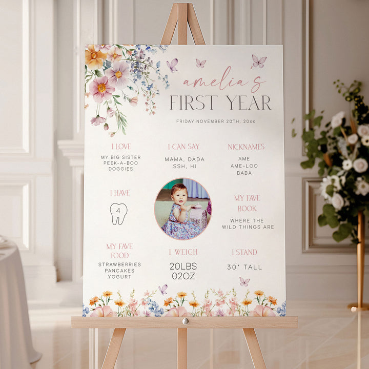 One Little Wildflower First Year Stats With Photo