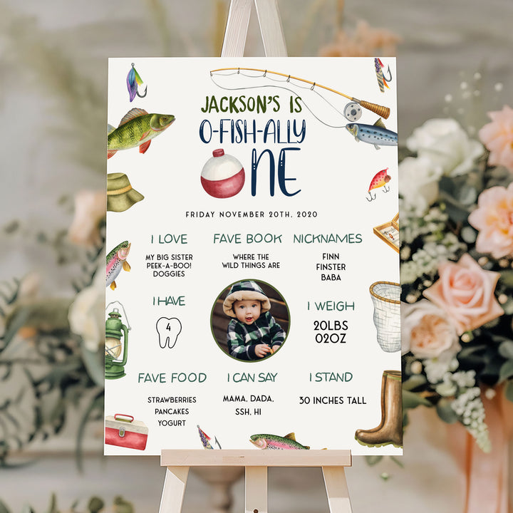 O-Fish-Ally One First Year Stats With Photo Milestone