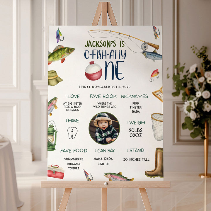 O-Fish-Ally One First Year Stats With Photo Milestone