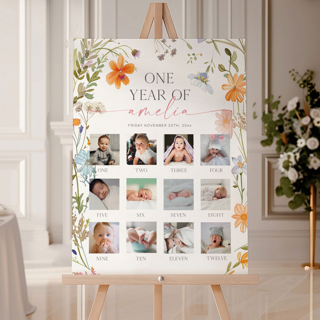 One Little Wildflower First Year In Photos