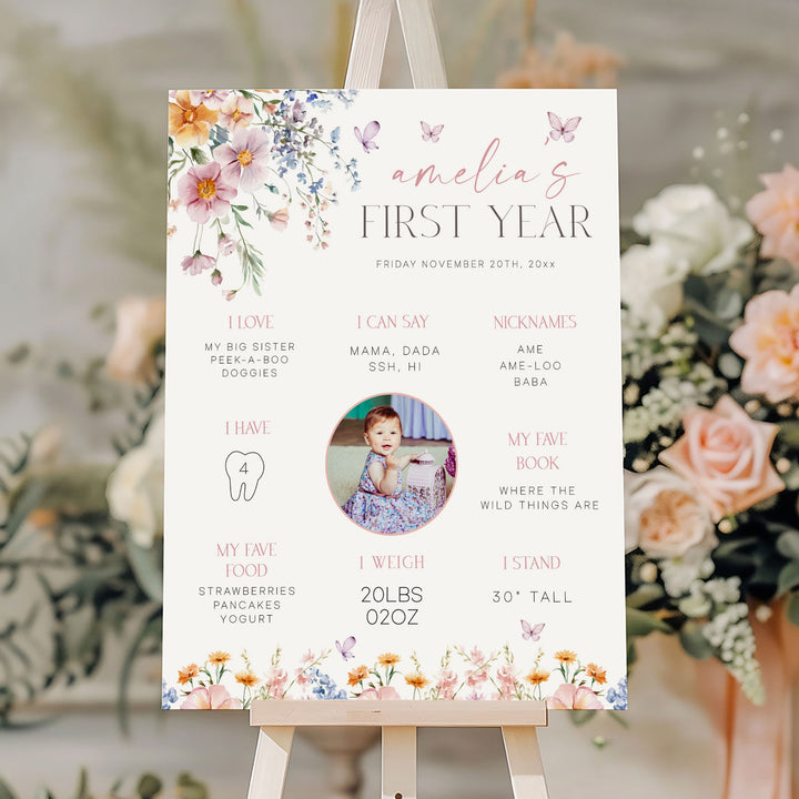 One Little Wildflower First Year Stats With Photo