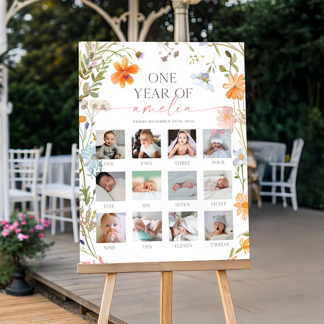 One Little Wildflower First Year In Photos