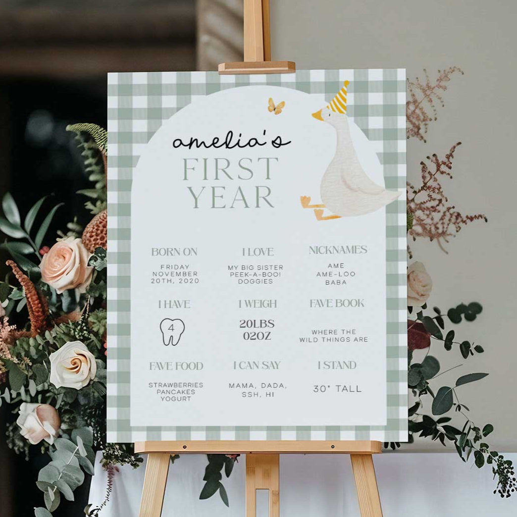 One Silly Goose Green First Year Stats