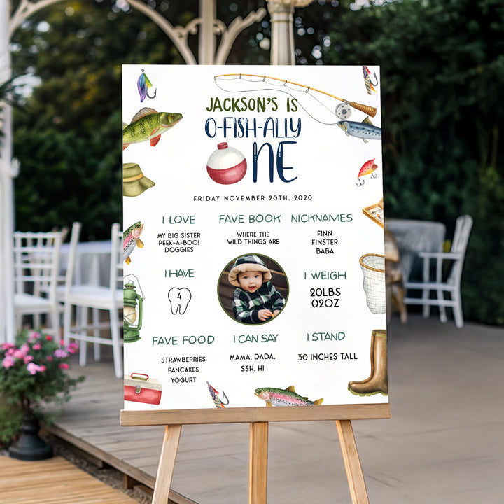 O-Fish-Ally One First Year Stats With Photo Milestone