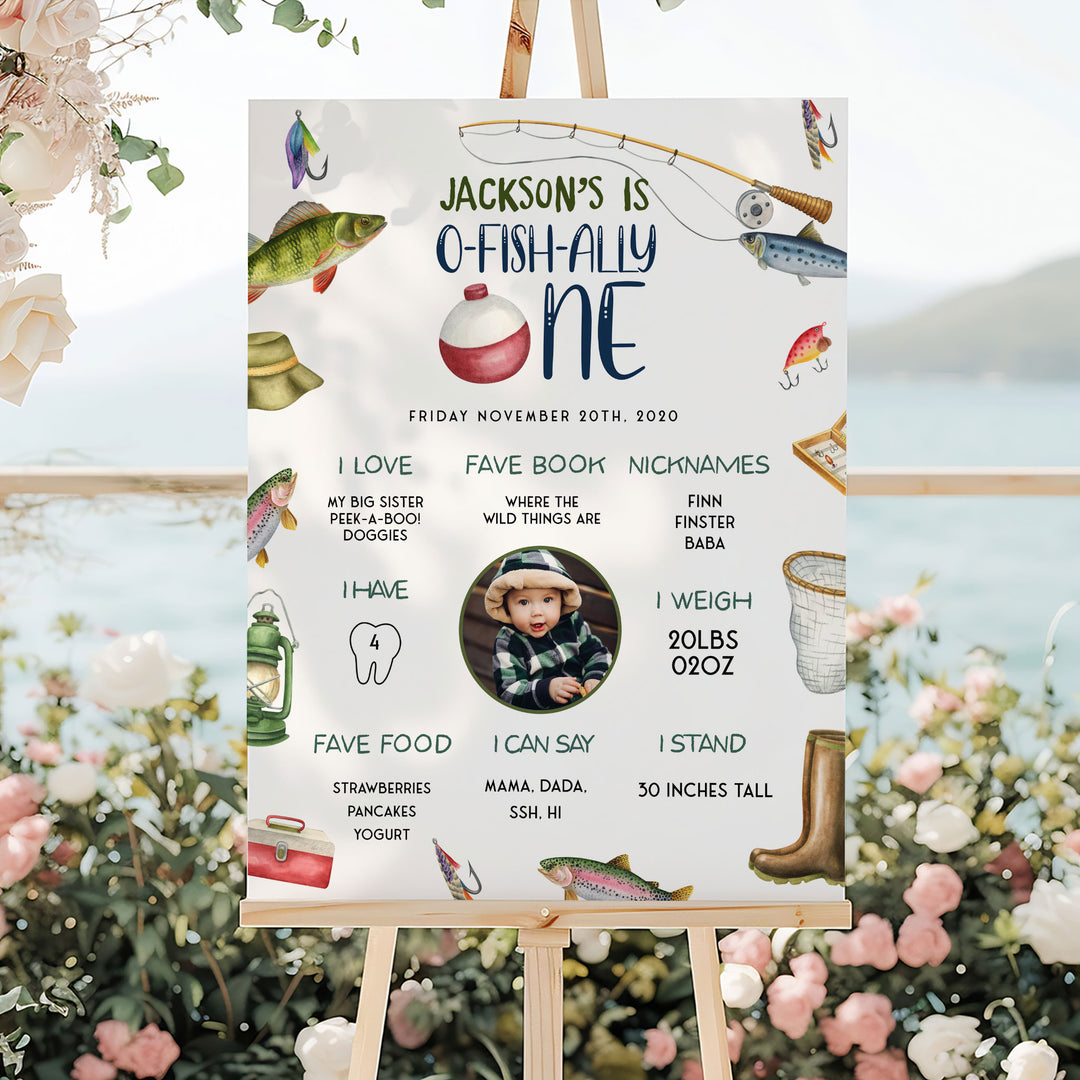 O-Fish-Ally One First Year Stats With Photo Milestone