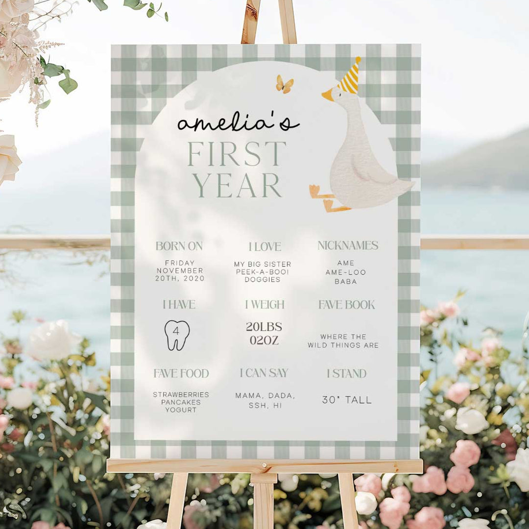 One Silly Goose Green First Year Stats