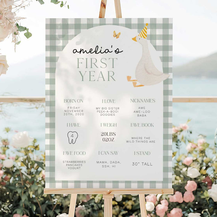 One Silly Goose Green First Year Stats