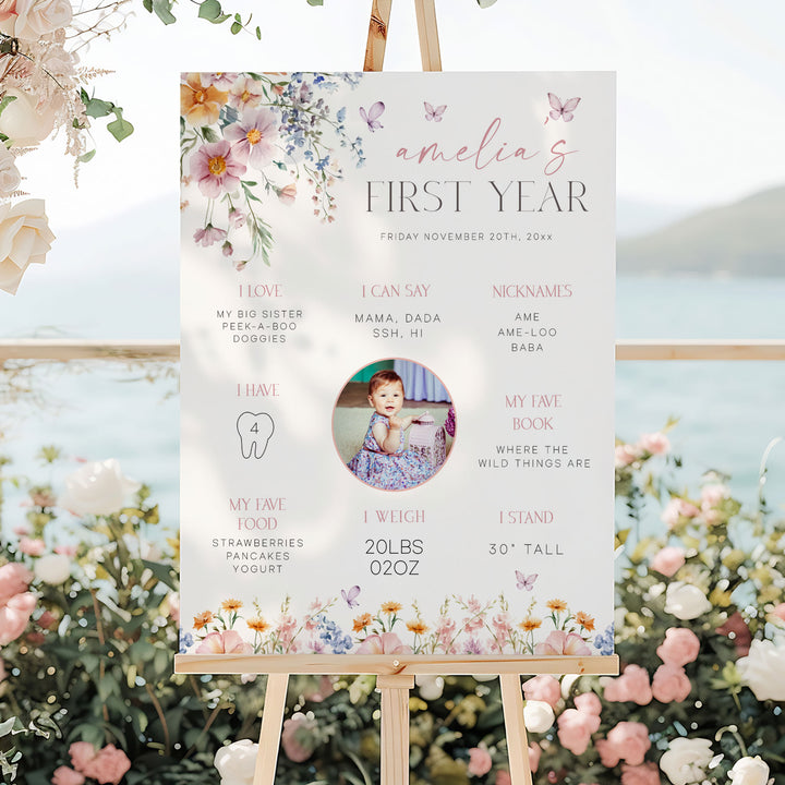 One Little Wildflower First Year Stats With Photo