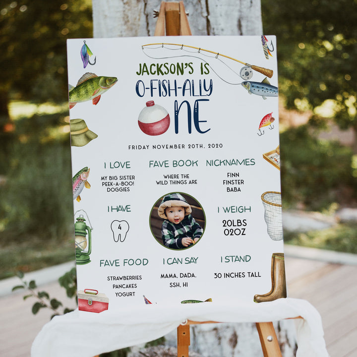 O-Fish-Ally One First Year Stats With Photo Milestone