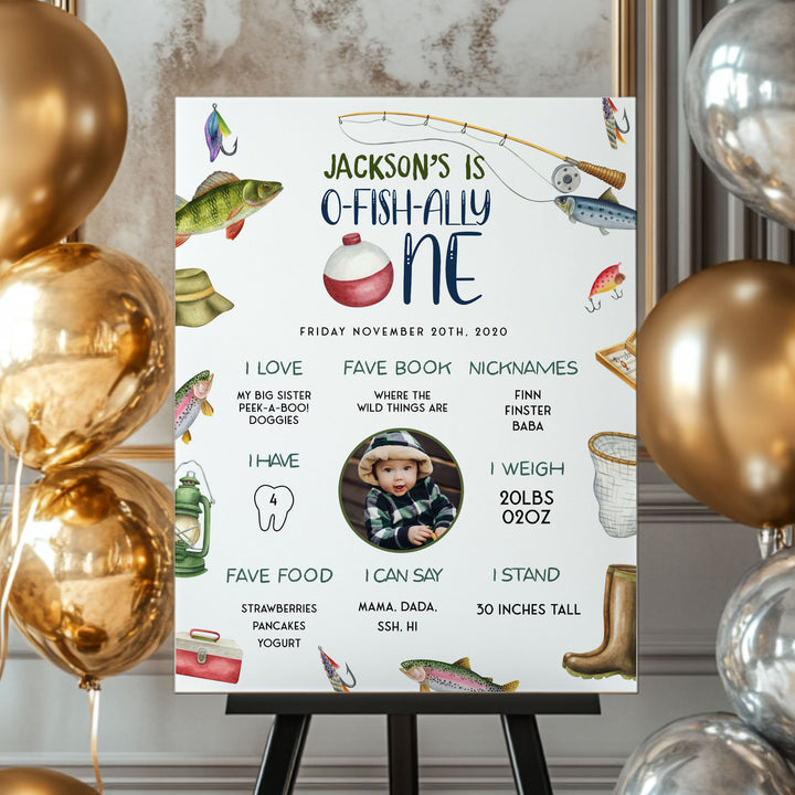 O-Fish-Ally One First Year Stats With Photo Milestone