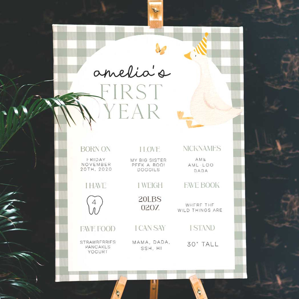 One Silly Goose Green First Year Stats