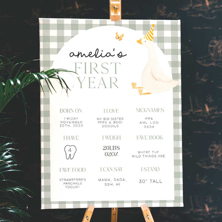 One Silly Goose Green First Year Stats