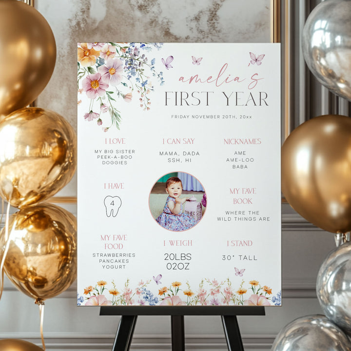 One Little Wildflower First Year Stats With Photo