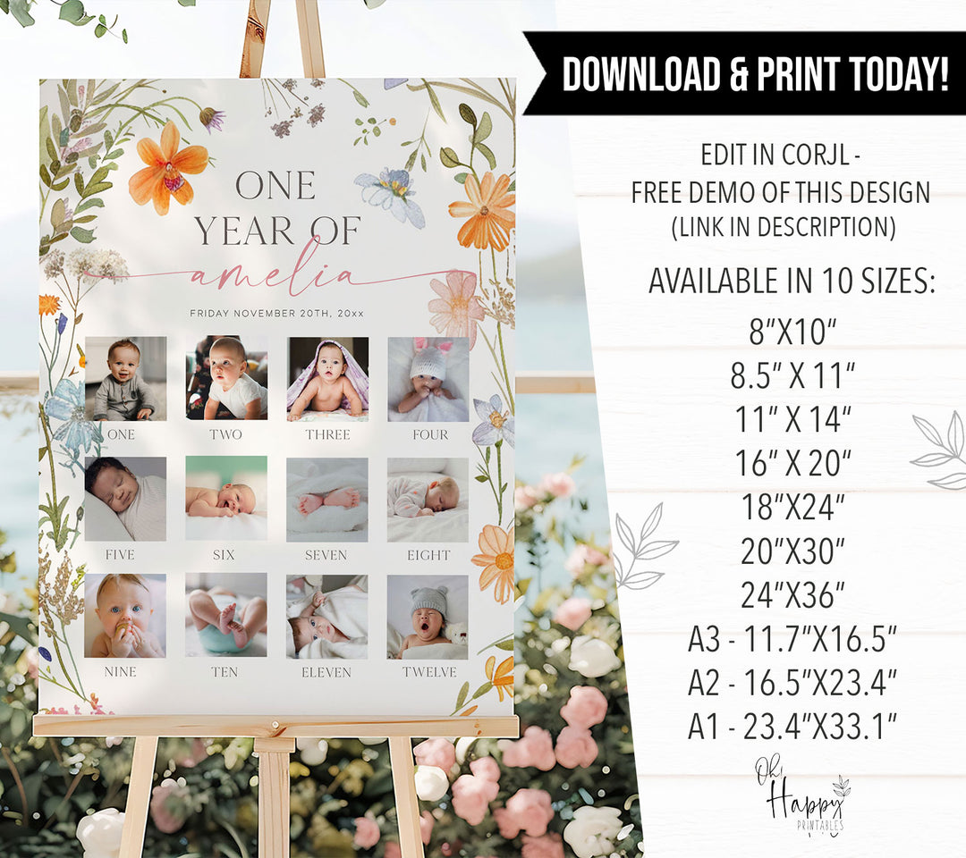 One Little Wildflower First Year In Photos