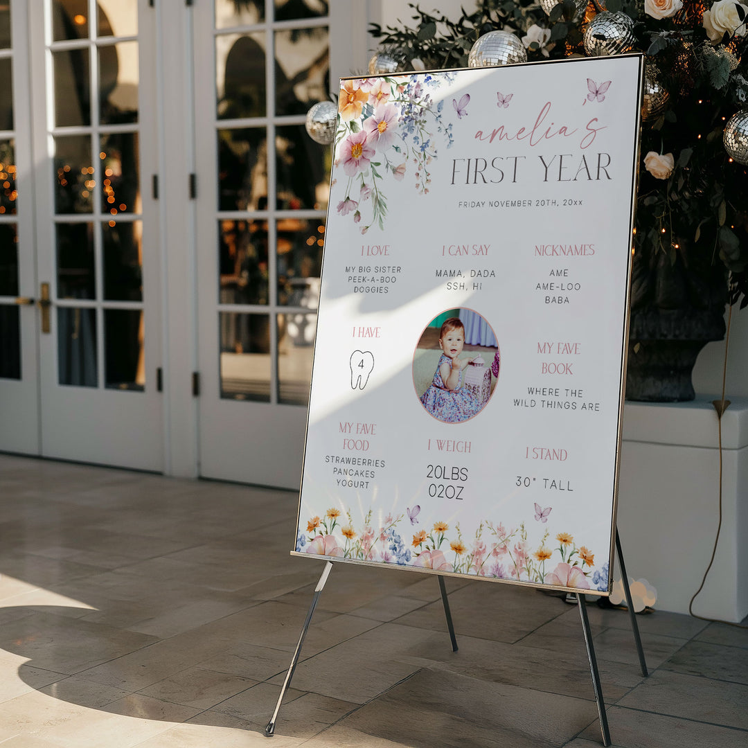 One Little Wildflower First Year Stats With Photo