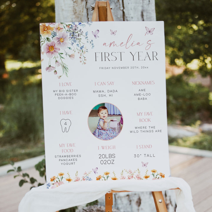 One Little Wildflower First Year Stats With Photo