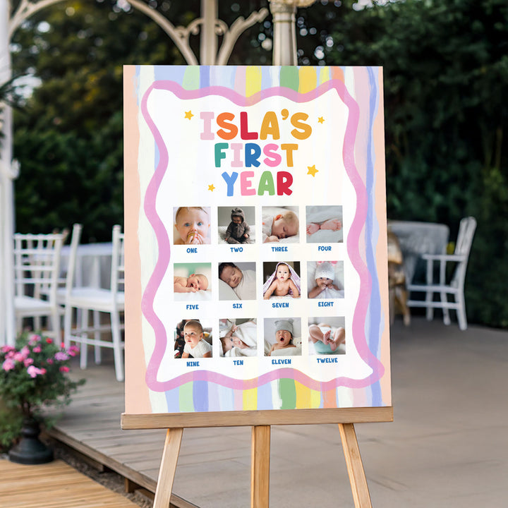 Girls Just Wanna One Photo Milestone 1st Birthday
