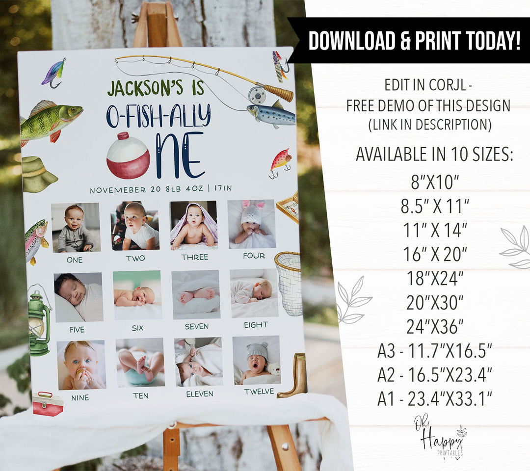 O Fish Ally One My First Year Photos Milestone