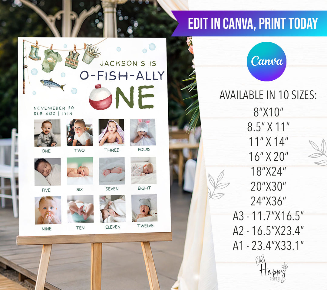 O-Fish-Ally One First Year Photos Milestone