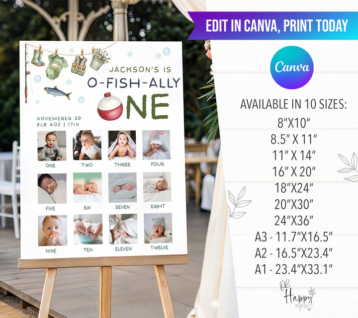 O-Fish-Ally One First Year Photos Milestone