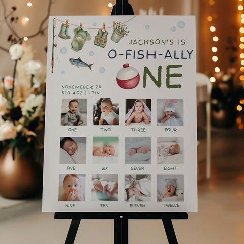 O-Fish-Ally One First Year Photos Milestone